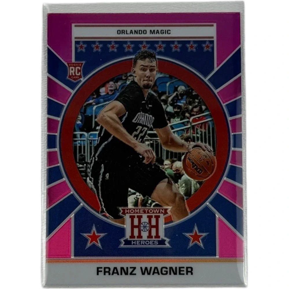 Franz Wagner 2021-22 Panini Chronicles Hometown Heros Pink Prizm‎ RC #652 Magic